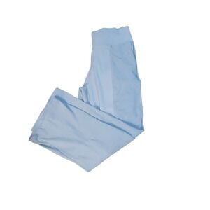 Mta Women's Elastic Waist Soft Pants Light Blue Size M Comfy Cozy